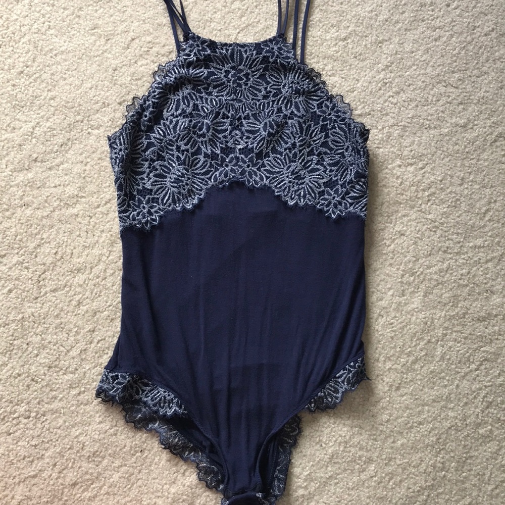Aerie bodysuit with lace
